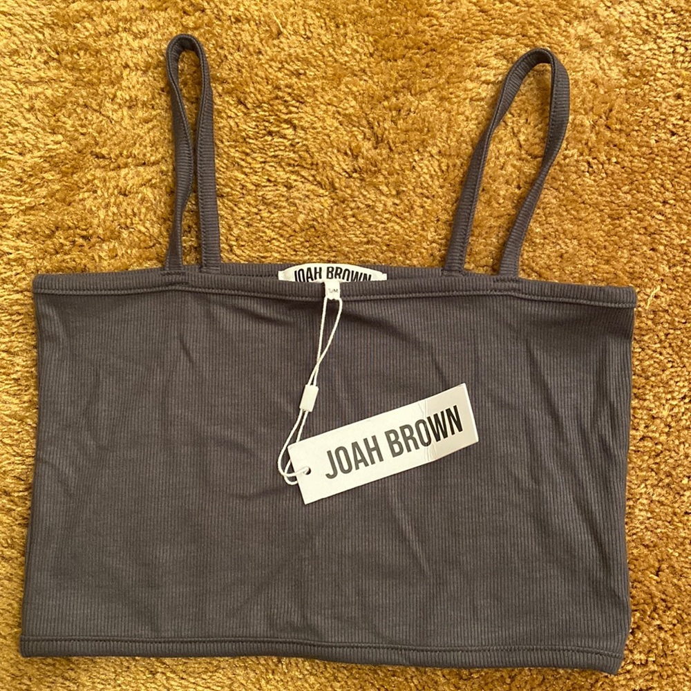 Joah brown crop top
